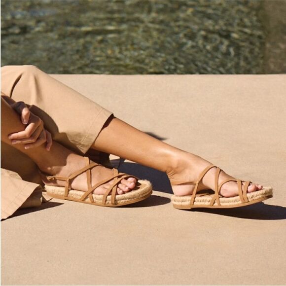Brochu Walker Dawson Espadrilles Sandal in whiskey - Picture 1 of 14